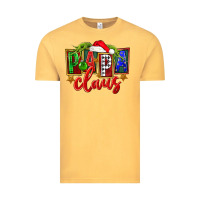 Vintage Mustard Christmas papa claus Vintage Tee - FaDigitalArtStudio