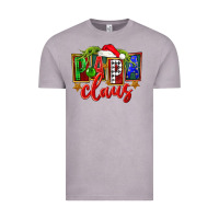 Vintage Zinc Christmas papa claus Vintage Tee - FaDigitalArtStudio