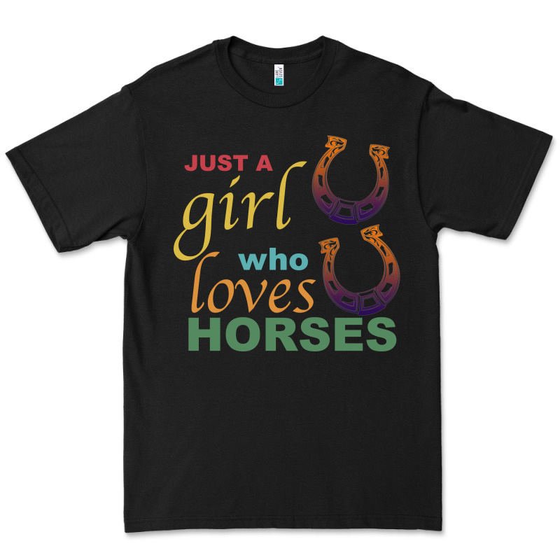 Just A Girl Who Loves Horses Premium Tee by Bettercallsaul | Teevron