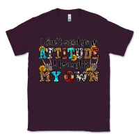 Plum i don't need your attitude i brought my own olivia Classic Tee - OliviaCreatesArt