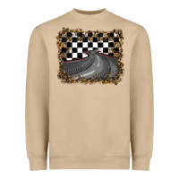 Mushroom leopard racing  background Heavyweight Sweatshirt - RanaPortraitStore