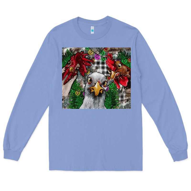 Chicken Long Sleeve Tee by CowhideDigitalArt | Teevron