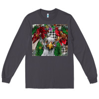 Smoke Chicken Long Sleeve Tee - CowhideDigitalArt