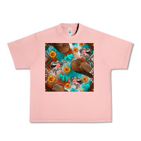 Salmon western cowboy hat seamless pattern Urban Heavy Tee - BundleAndBundleShop