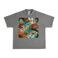 Tornado western cowboy hat seamless pattern Urban Heavy Tee - BundleAndBundleShop