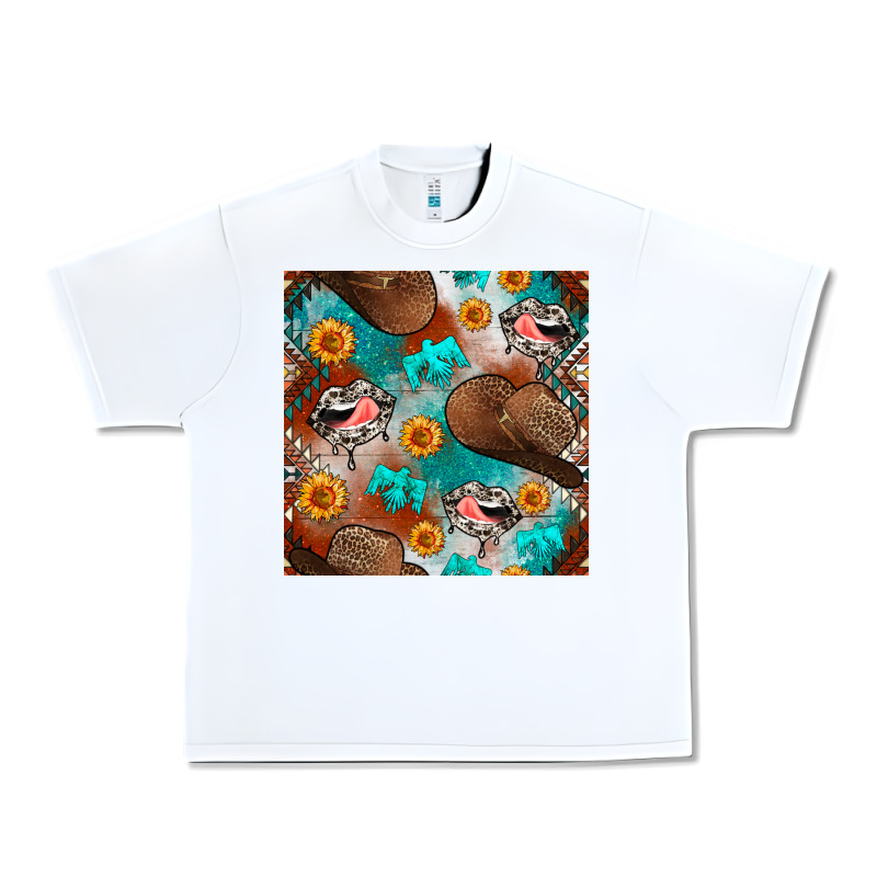 Western Cowboy Hat Seamless Pattern Urban Heavy Tee by BundleAndBundleShop | Teevron
