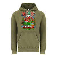 Vintage Olive merry christmas car Vintage Hoodie - CowhideDigitalArt