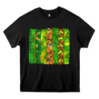 Black St. Patrick's Day brushstrokes Heavy Core Tee - HowdyJamesFarm