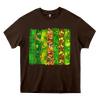 St. Patrick's Day Brushstrokes Heavy Core Tee | Teevron