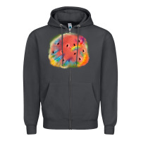 Smoke tie die watermelon Zipper Hoodie - JahusDesignShop