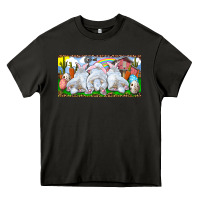 Asphalt Easter Bunnies Heavy Core Tee - RanaPortraitStore