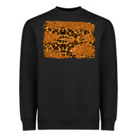 Black leopard glitter background Heavyweight Sweatshirt - RanaPortraitStore