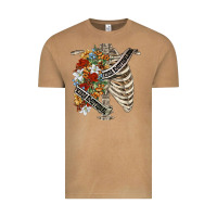 Vintage Camel kinda emotionless kinda emotional skeleton chest Vintage Tee - FaDigitalArtStudio