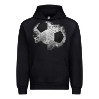 Black cowhide soccer patch Urban Hoodie - Jasminsmagicworld
