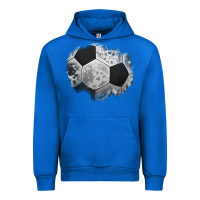 Cobalt cowhide soccer patch Urban Hoodie - Jasminsmagicworld