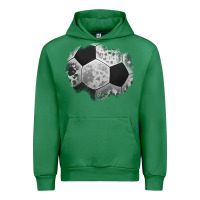 Emerald cowhide soccer patch Urban Hoodie - Jasminsmagicworld