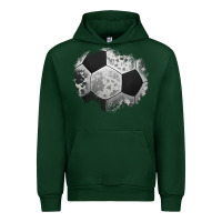 Foreset Green cowhide soccer patch Urban Hoodie - Jasminsmagicworld
