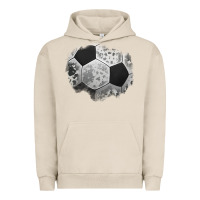 Pigment French Oak cowhide soccer patch Urban Hoodie - Jasminsmagicworld