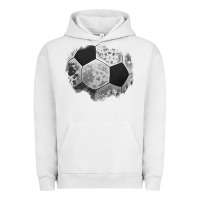 Pigment Lunar Rock cowhide soccer patch Urban Hoodie - Jasminsmagicworld