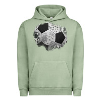 Pigment Oil Green cowhide soccer patch Urban Hoodie - Jasminsmagicworld