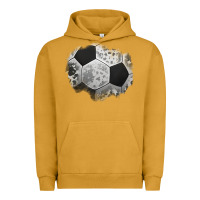 Pigment Peanut Butter cowhide soccer patch Urban Hoodie - Jasminsmagicworld
