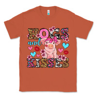 Copper hogs and kisses pig  olivia Classic Tee - OliviaCreatesArt