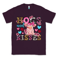 Plum hogs and kisses pig  olivia Classic Tee - OliviaCreatesArt