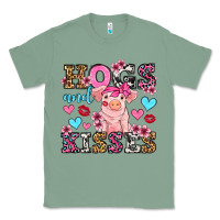 Sage hogs and kisses pig  olivia Classic Tee - OliviaCreatesArt