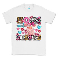 White hogs and kisses pig  olivia Classic Tee - OliviaCreatesArt