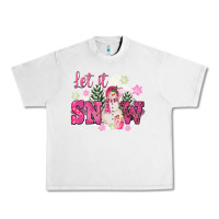 Lunar Rock Let It Snow Pink Christmas Urban Heavy Tee - FaDigitalArtStudio
