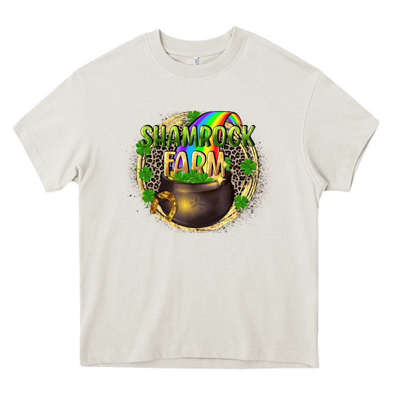 St. Patrick's Shamrock Farm Heavy Core Tee by CowGirlArtShop | Teevron
