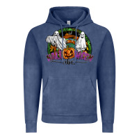 Vintage Denim halloween vibes Vintage Hoodie - SublimationCraftShop