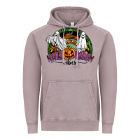 Vintage Zinc halloween vibes Vintage Hoodie - SublimationCraftShop