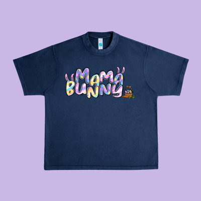 Easter Mama Bunny Urban Heavy Tee Designed By Jasminsmagicworld