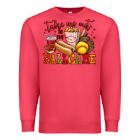 Cardinal take me out to the ball game softball Premium Sweatshirt - Jasminsmagicworld