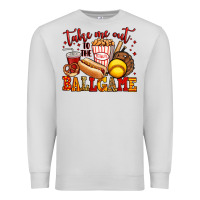 Take Me Out To The Ball Game Softball Premium Sweatshirt | Teevron