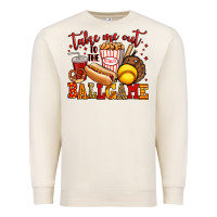 Sandshell take me out to the ball game softball Premium Sweatshirt - Jasminsmagicworld