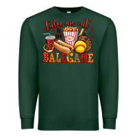 Sports Green take me out to the ball game softball Premium Sweatshirt - Jasminsmagicworld