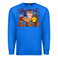 True Royal take me out to the ball game softball Premium Sweatshirt - Jasminsmagicworld