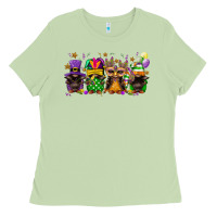 Matcha mardi gras afro gnomies Ladies Tee - FaDigitalArtStudio
