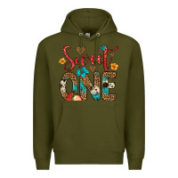 Army Green sweet one strawberry Premium Hoodie - Artiststas