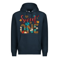 Navy sweet one strawberry Premium Hoodie - Artiststas