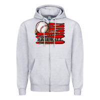 Heather Grey leopard baseball flag Zipper Hoodie - JahusDesignShop