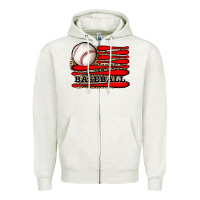 Oatmeal Heather leopard baseball flag Zipper Hoodie - JahusDesignShop