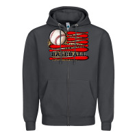 Smoke leopard baseball flag Zipper Hoodie - JahusDesignShop