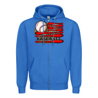 True Royal leopard baseball flag Zipper Hoodie - JahusDesignShop