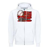 White leopard baseball flag Zipper Hoodie - JahusDesignShop