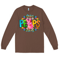Chestnut Chillin Peeps With My Long Sleeve Tee - CowhideDigitalArt