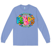 Colony Blue Chillin Peeps With My Long Sleeve Tee - CowhideDigitalArt