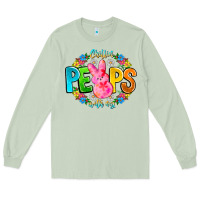 Matcha Chillin Peeps With My Long Sleeve Tee - CowhideDigitalArt